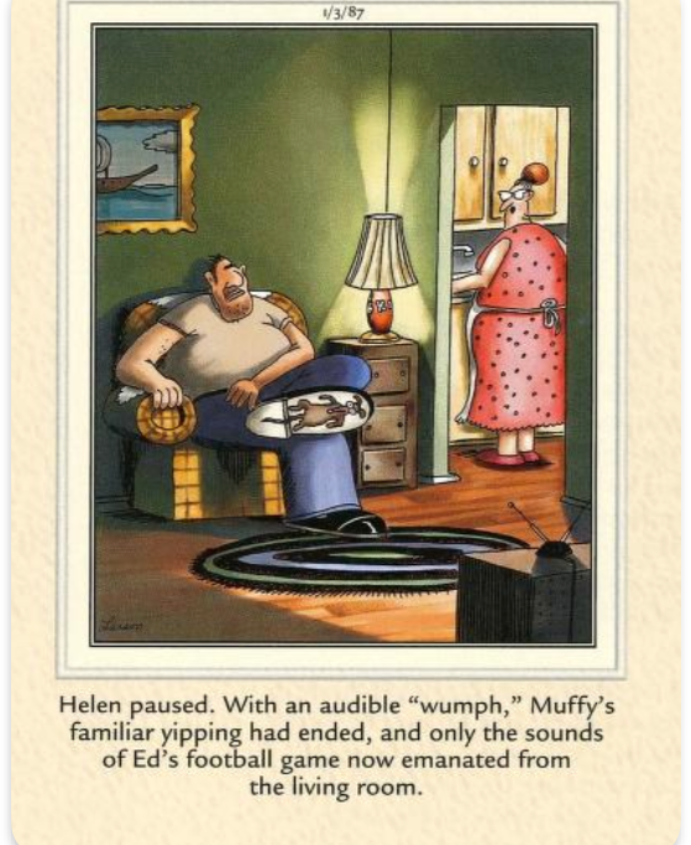 The Far Side Football Game 