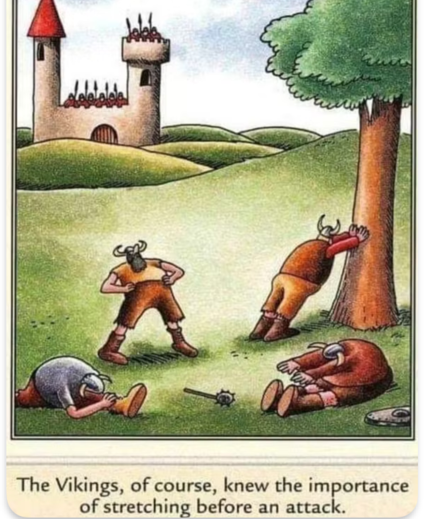 The Far Side Stretching-1