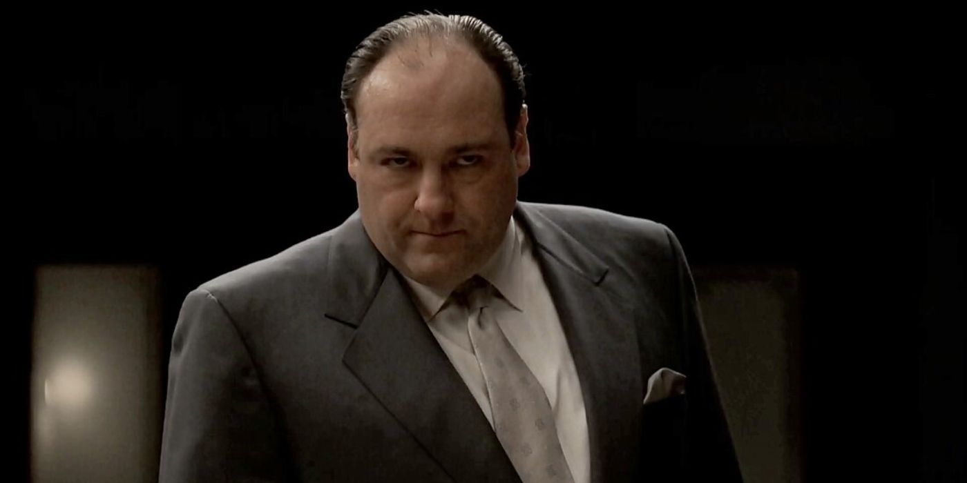 James Gandolfini como Tony Soprano em The Sopranos