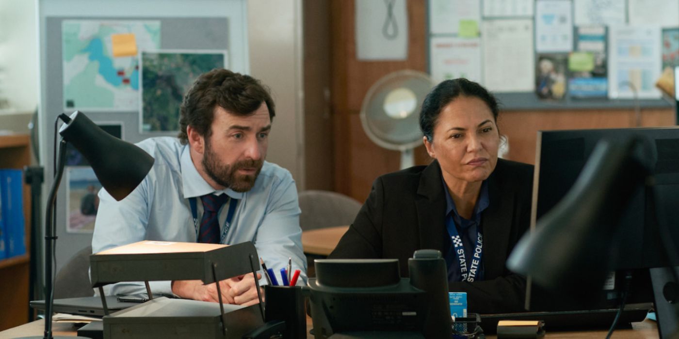 El detective Dan y el sargento principal del detective Sue Pendlebury en los sobrevivientes
