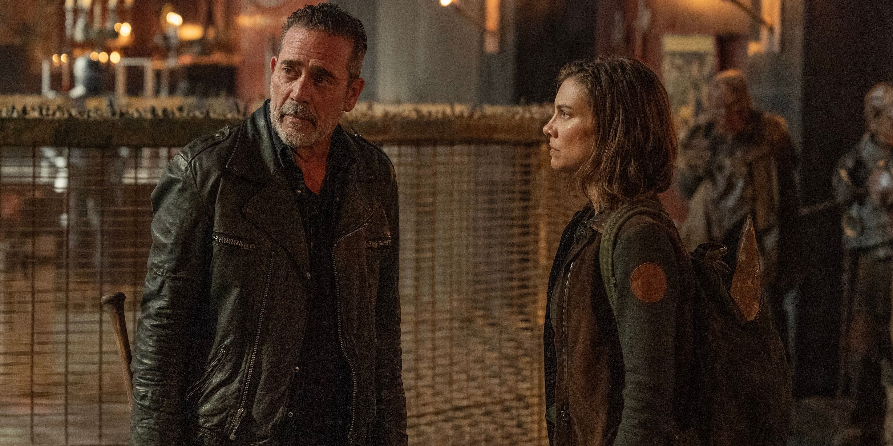 Negan and Maggie Rhee on The Walking Dead: Dead City