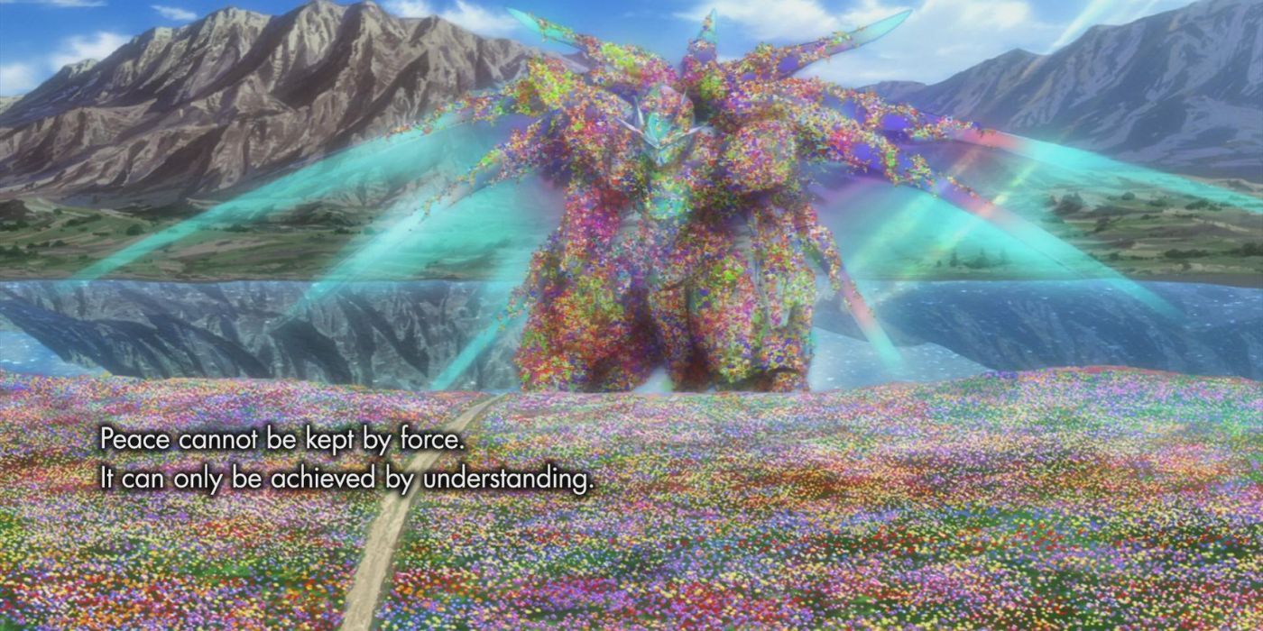 The ending scene of A Wakening of the Trailblazer