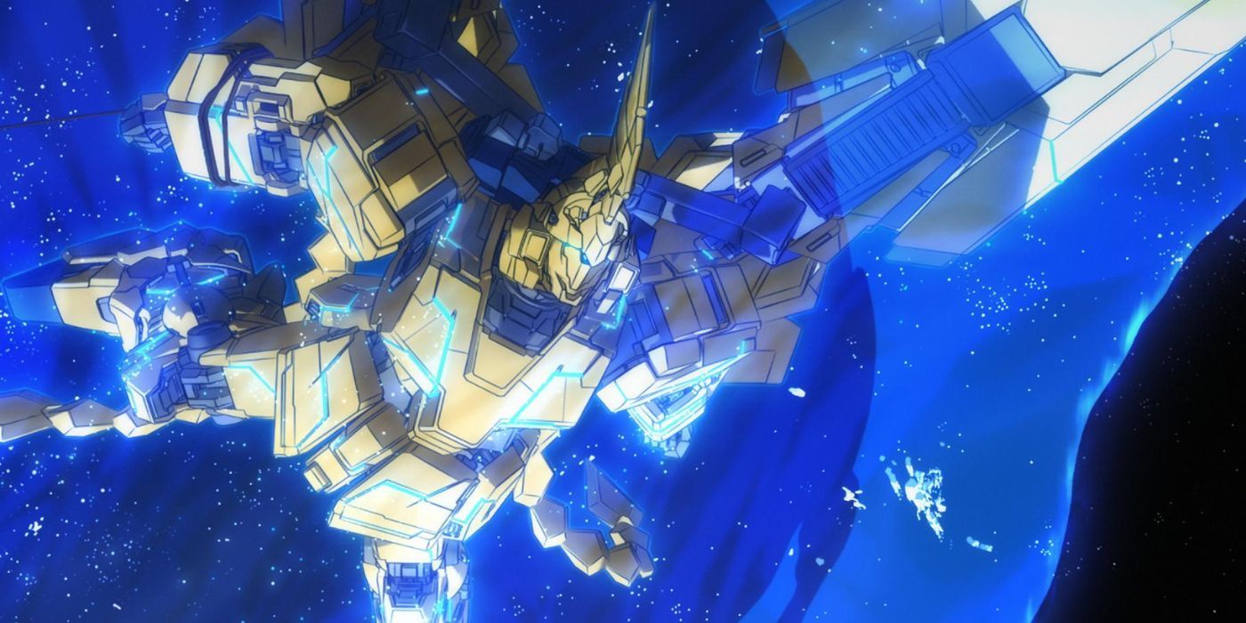 The Phenex Gundam awakens for battle. 