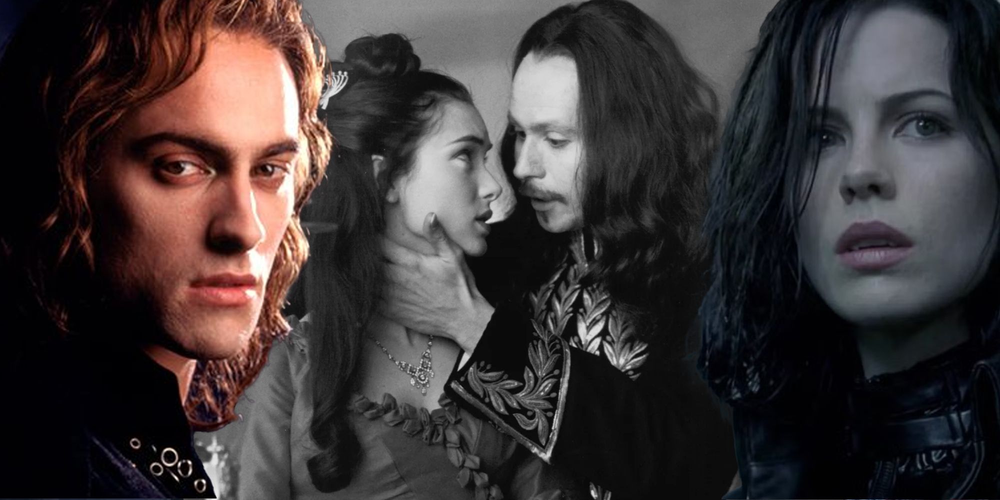 Vampire Romance Movie Collage with Queen of the Damned, Dracula and Underworld