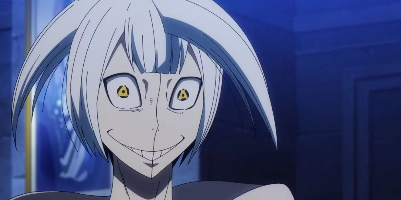 Yona smiles in Fire Force.