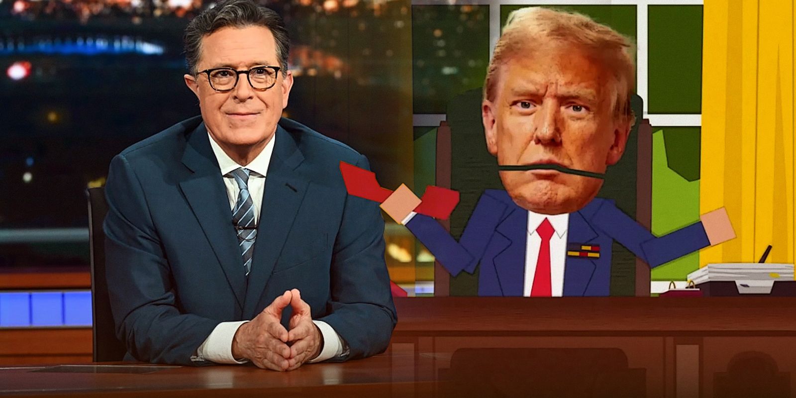After Late Show Cancellation, Colbert Praises South Park’s Brutal Trump Parody: ‘A Message of Hope’