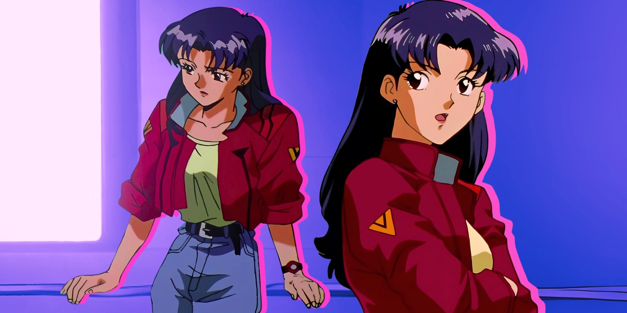 Crunchyroll publica una chaqueta de Misato rojo de Evangelion (1)