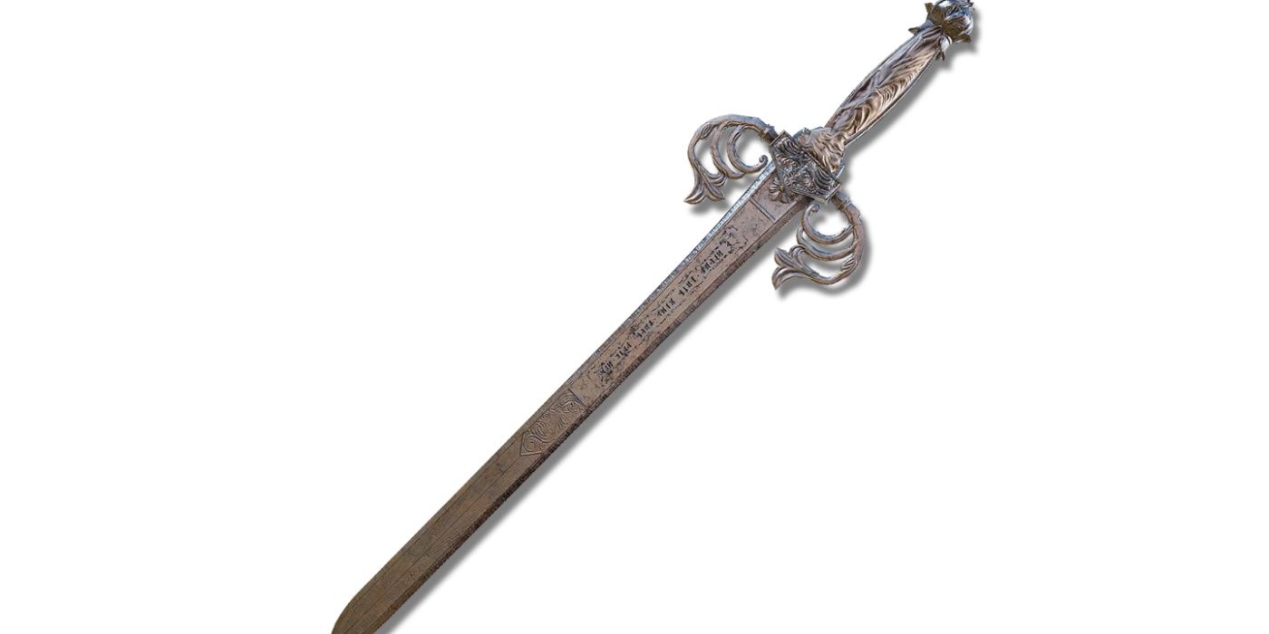 La espada del arte clave del anillo de Saint-Trina d'Enlden.