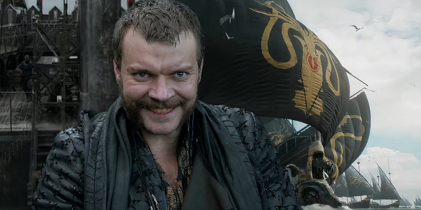 Euron Greyjoy no mar em Game of Thrones