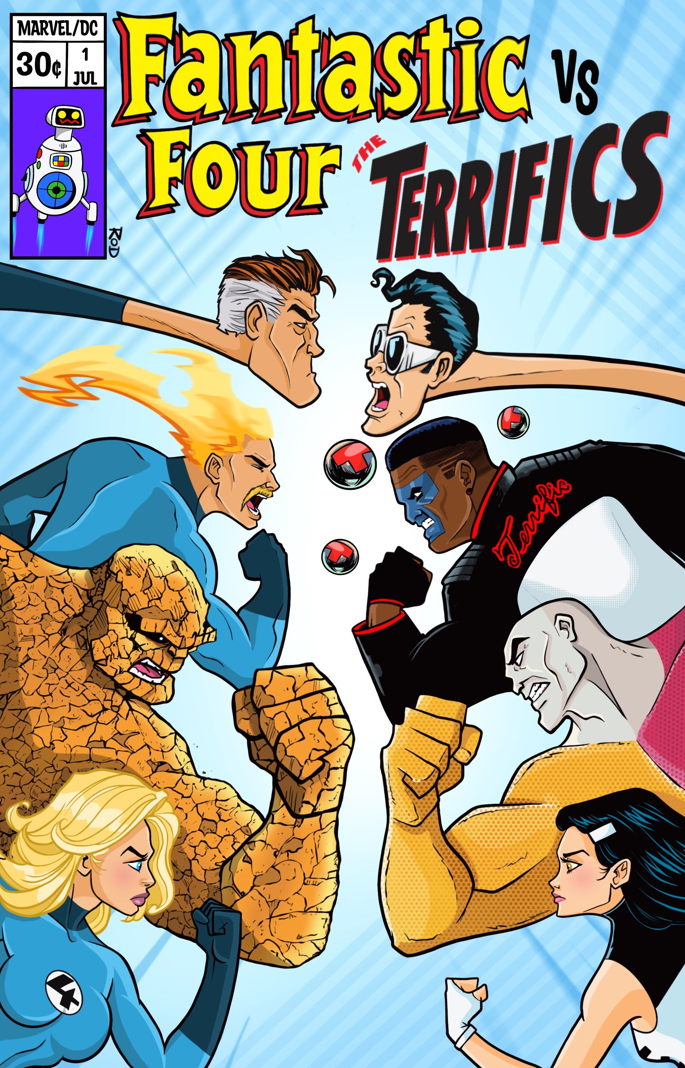 The Fantastic Four take on the Terrifics