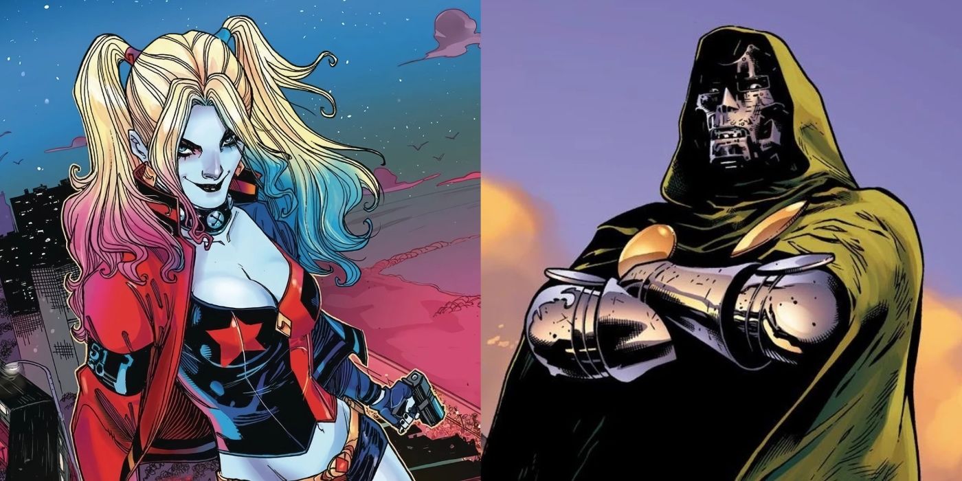 Harley Quinn and Doctor Doom