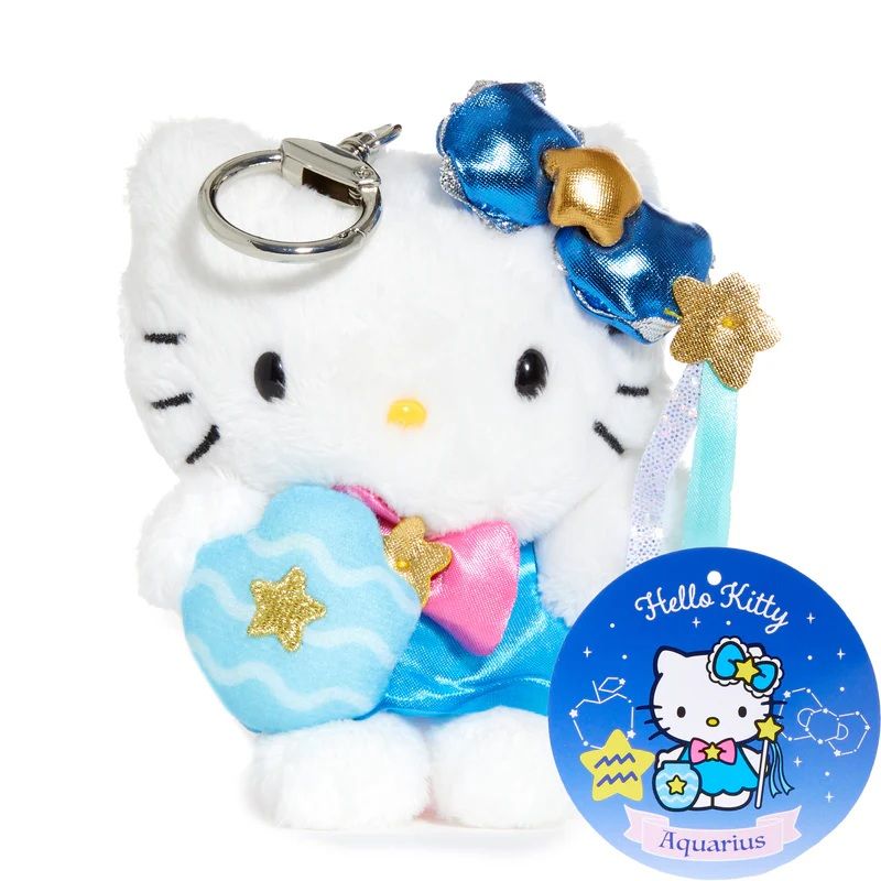 [Cancer] Hello Kitty Horoscope Zodiac Plush Keychain main image 0