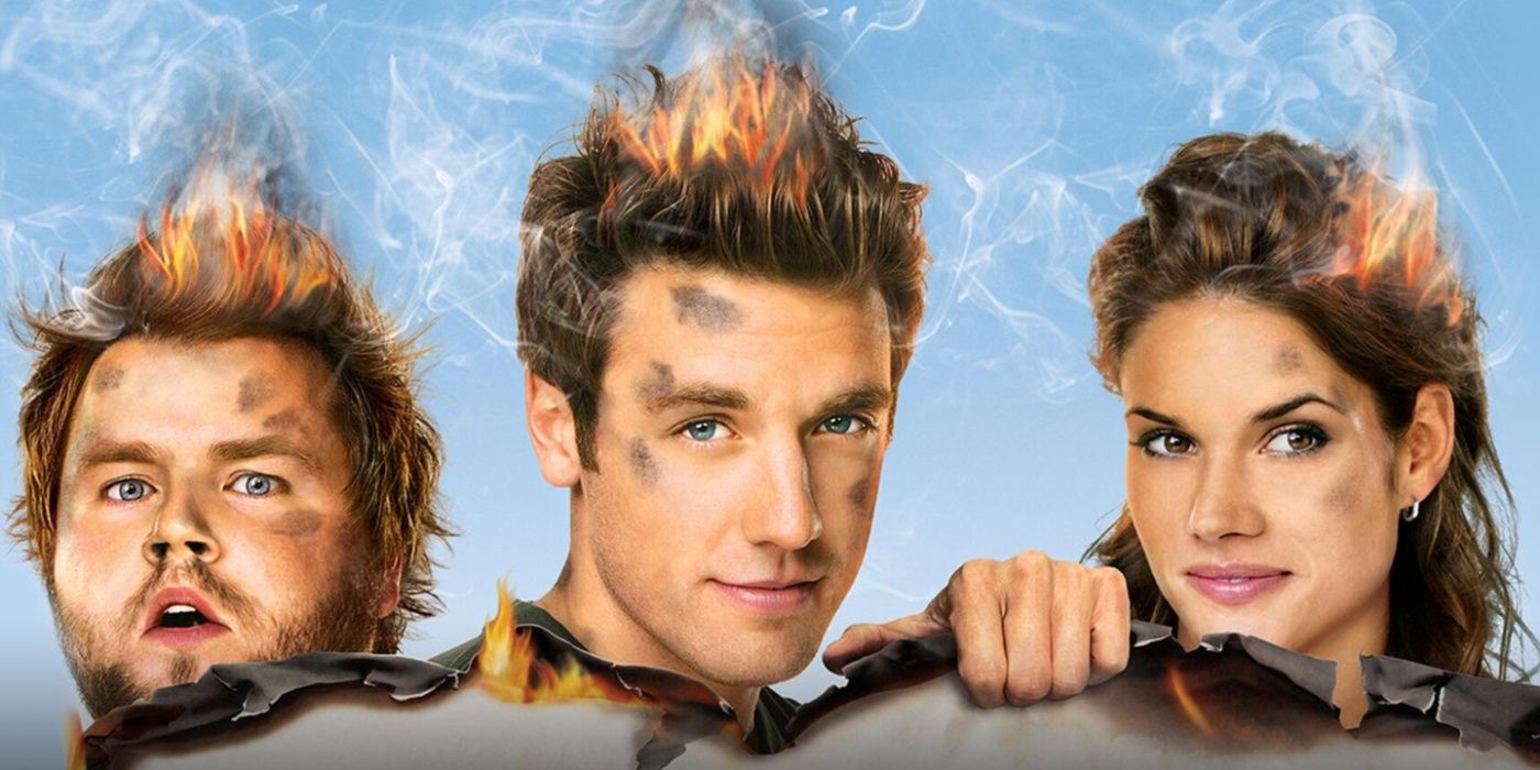 Imagem promocional com Sam, Missy e Bert em Reaper