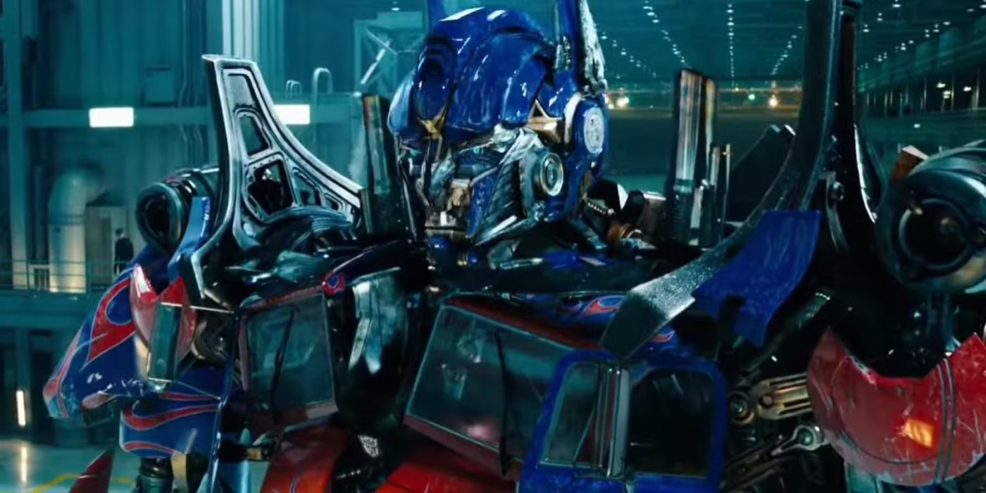 Dark of the Moon - Optimus Prime in Nest by talking to autobots and humans