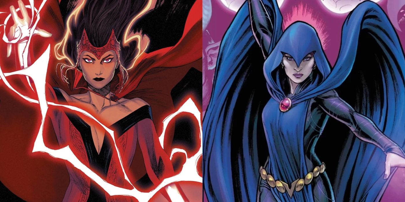 Scarlet Witch and Raven