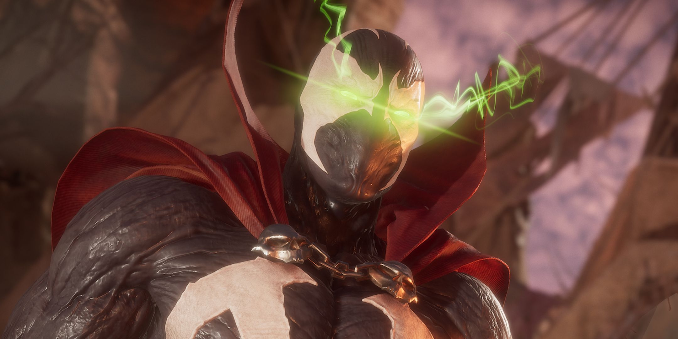 Spawn using his powers from Mortal Kombat 11
