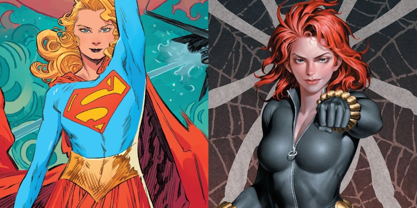 Supergirl and Black Widow