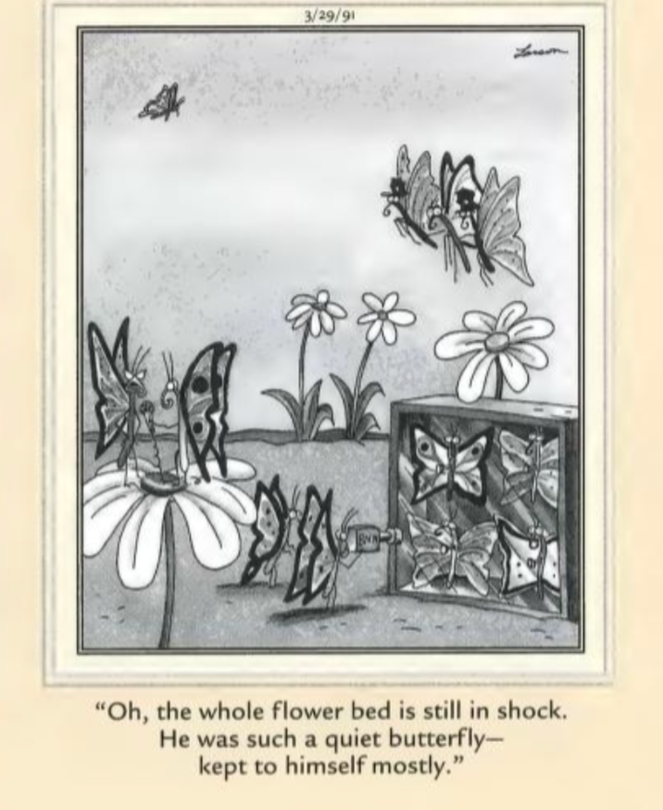 The Far Side Butterfly Serial Killer