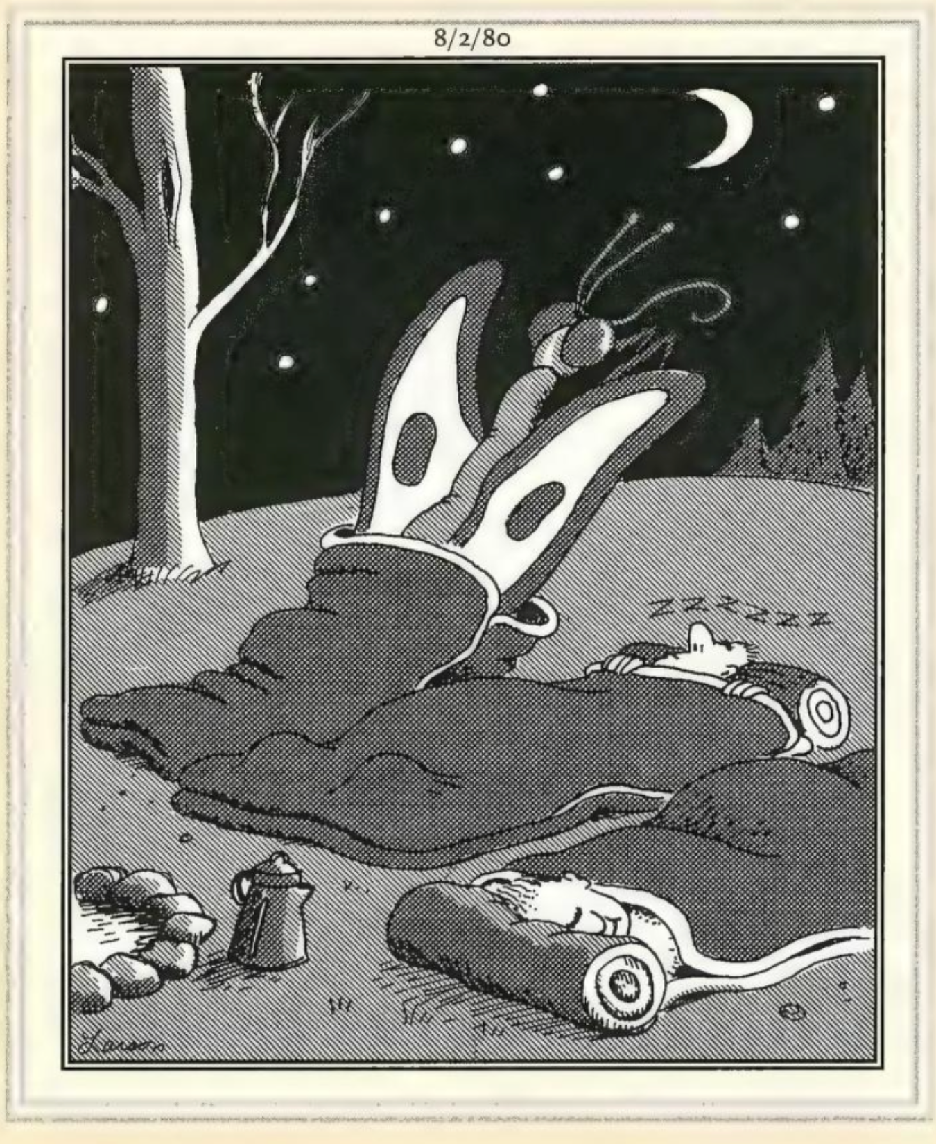 The Far Side Camping