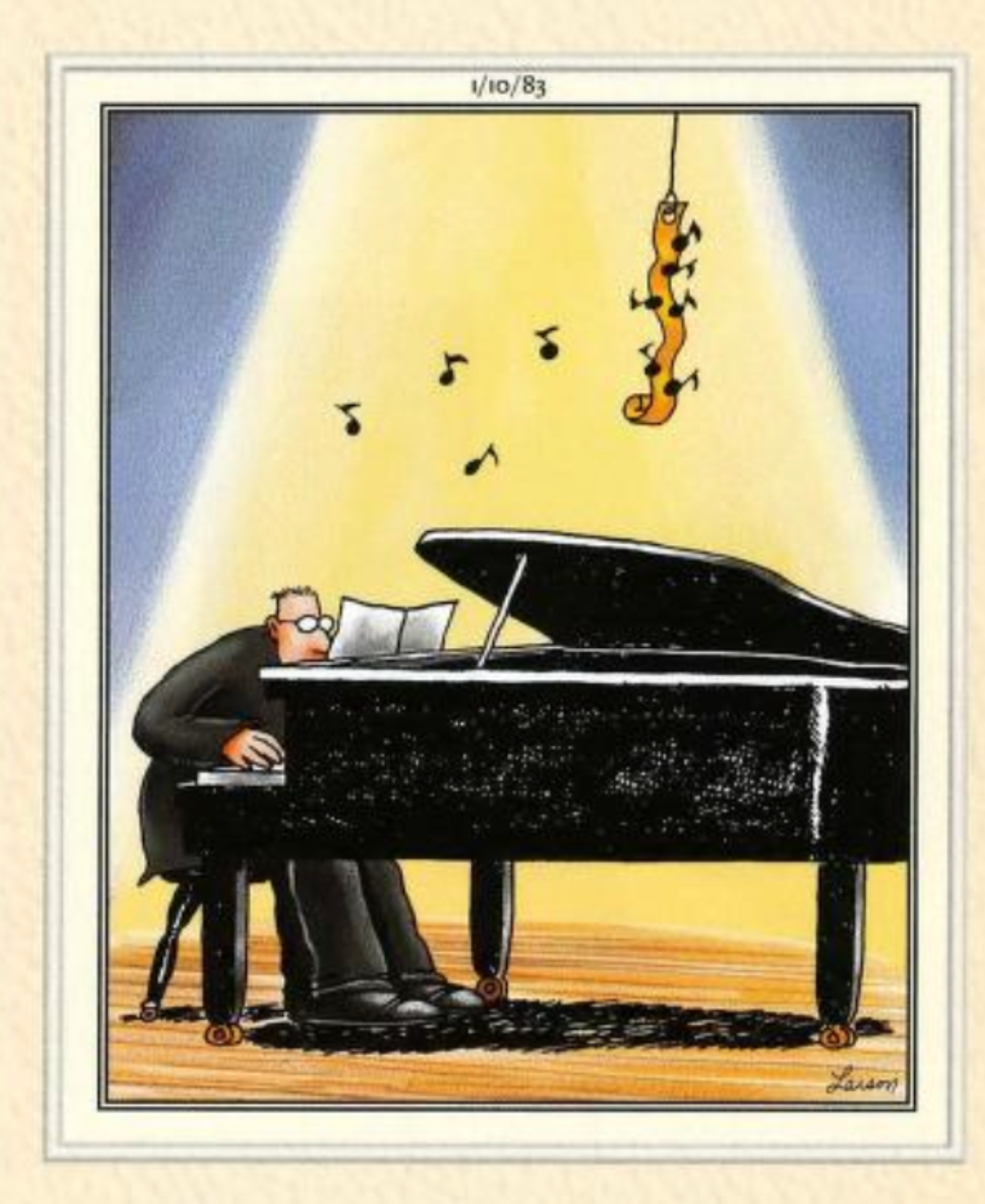 El piano distante