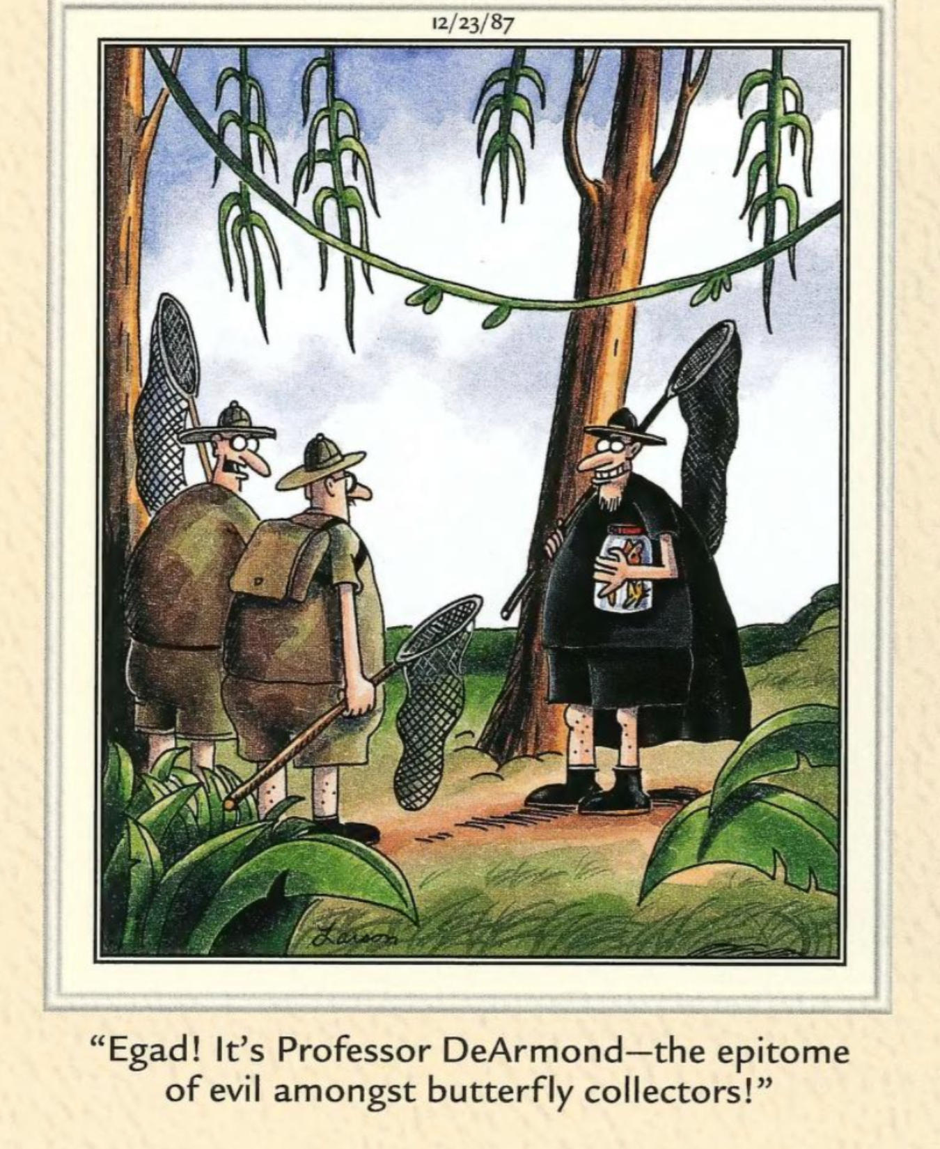 The Far Side Professor DeArmond