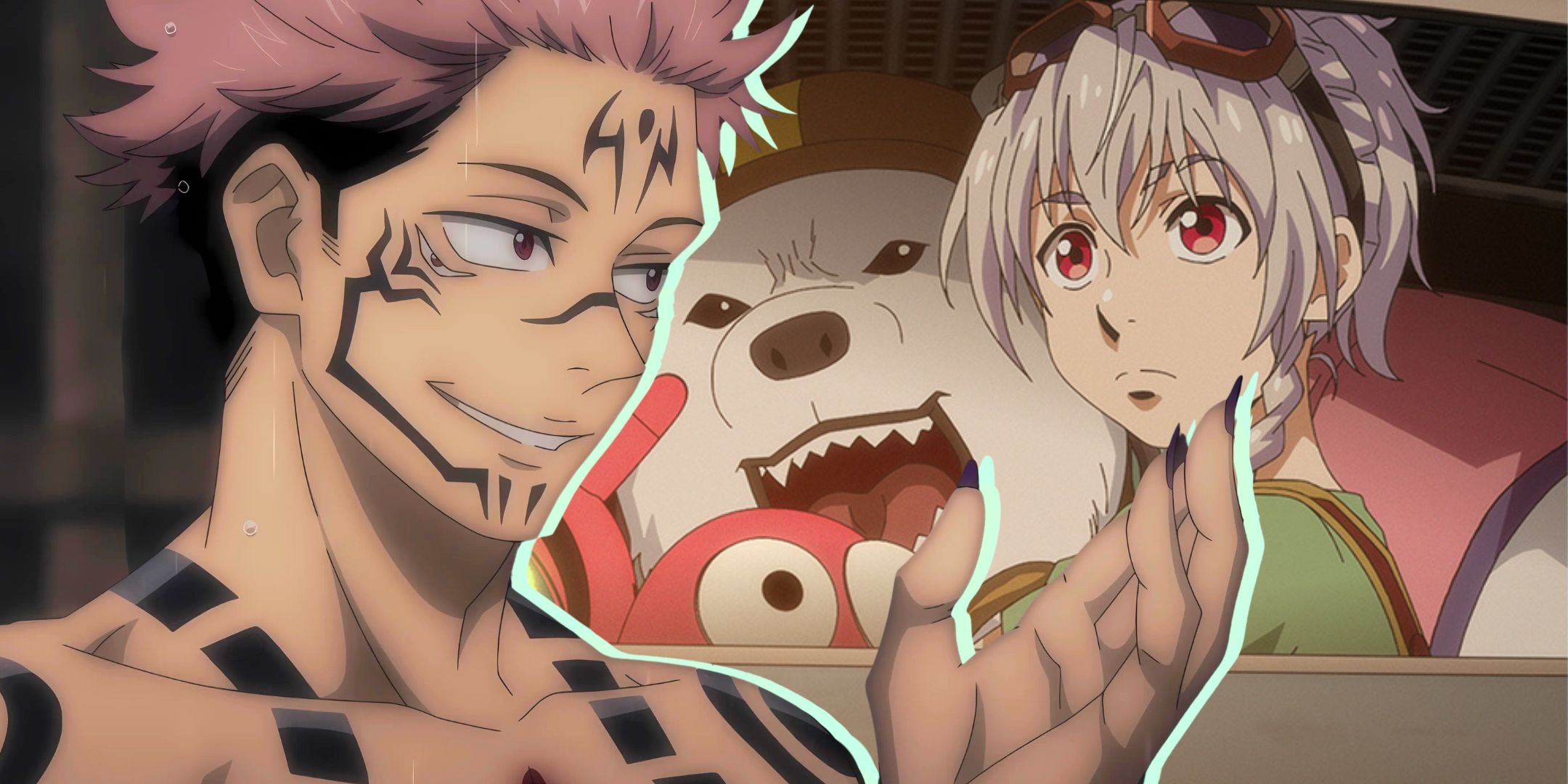 Jujutsu Kaisen anime's Sukuna and the Disney+ series Bullet/Bullet