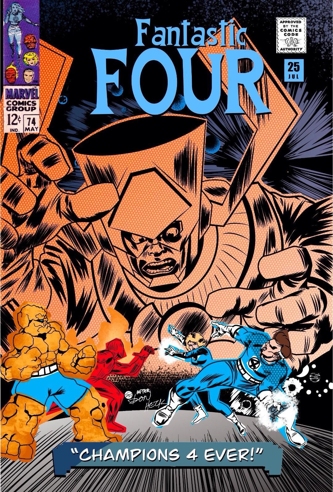 The Fantastic Four take on Galactus