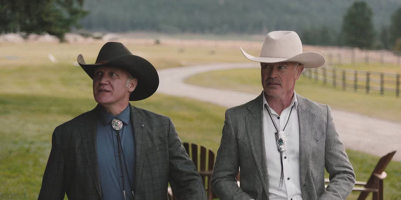 Malcolm and Teal Beck offend John Dutton on his ranch in Yellowstone.
