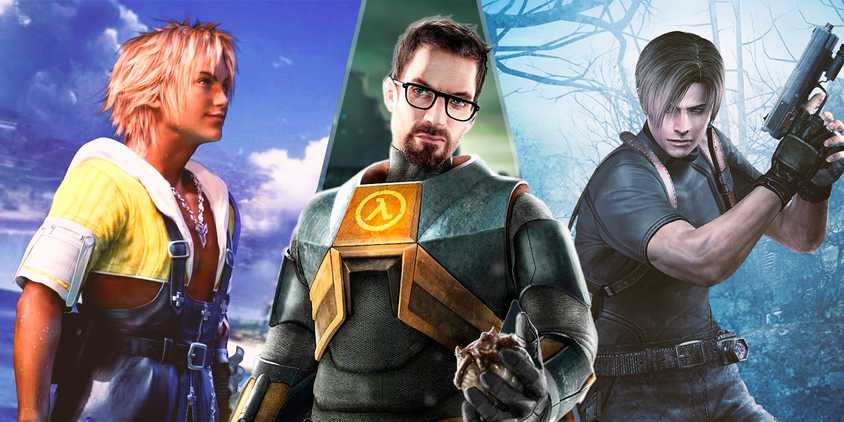Final Fantasy X, Resident Evil 4 and Half-Life 2