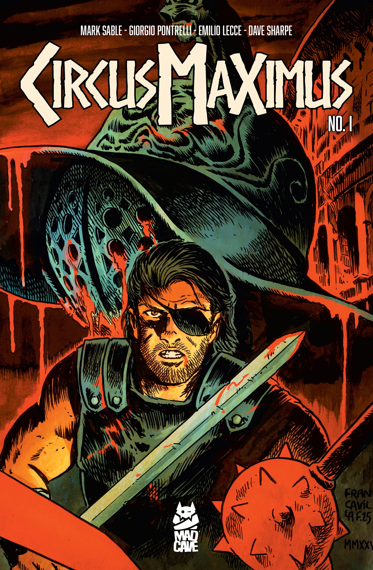 The main variant cover for Circus Maximus #1