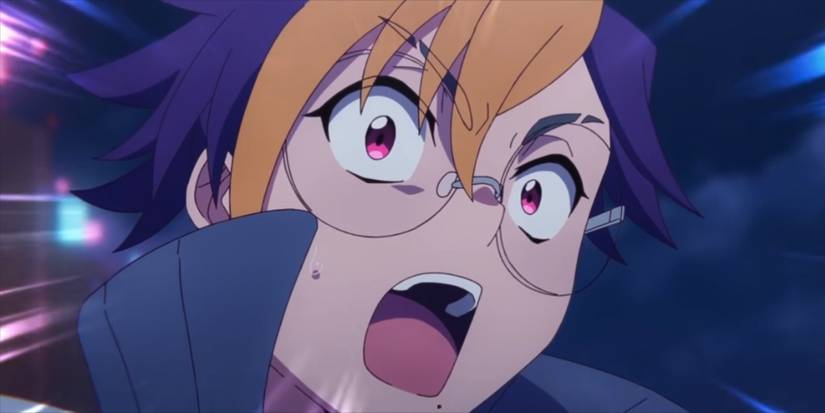 Tomoro is shocked in Digimon Beatbreak.