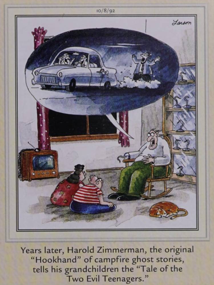 A man tells children a story