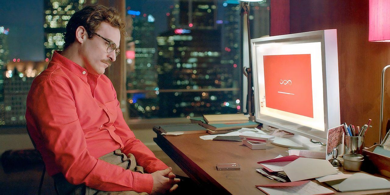 Theodore Twombly menatap layar merah di komputernya