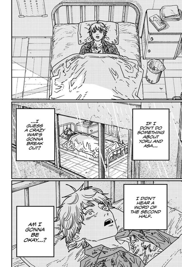 Denji is concerned about his future after meeting Fumiko in Chainsaw Man 212