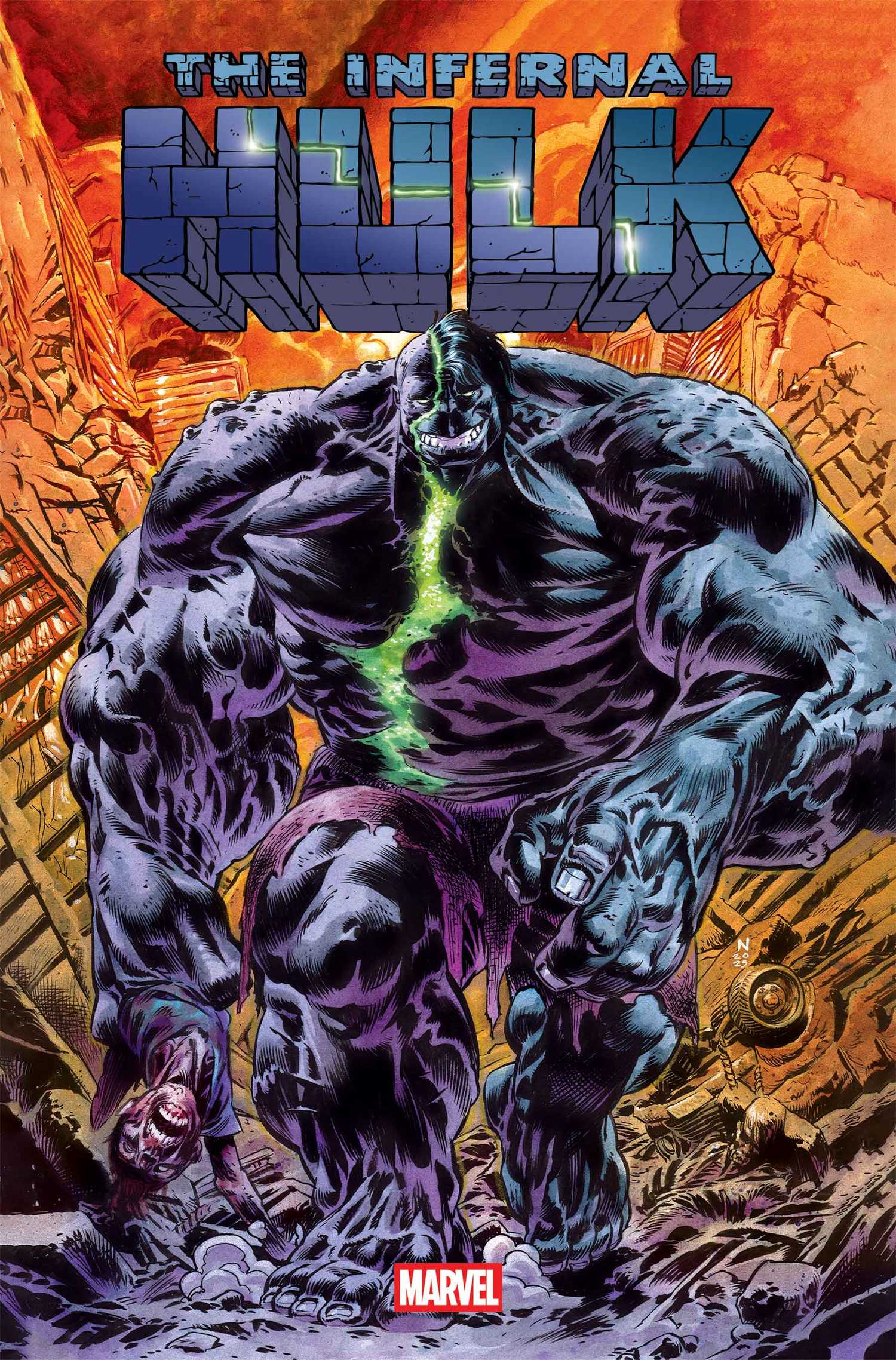 The cover of Infernal Hulk #1