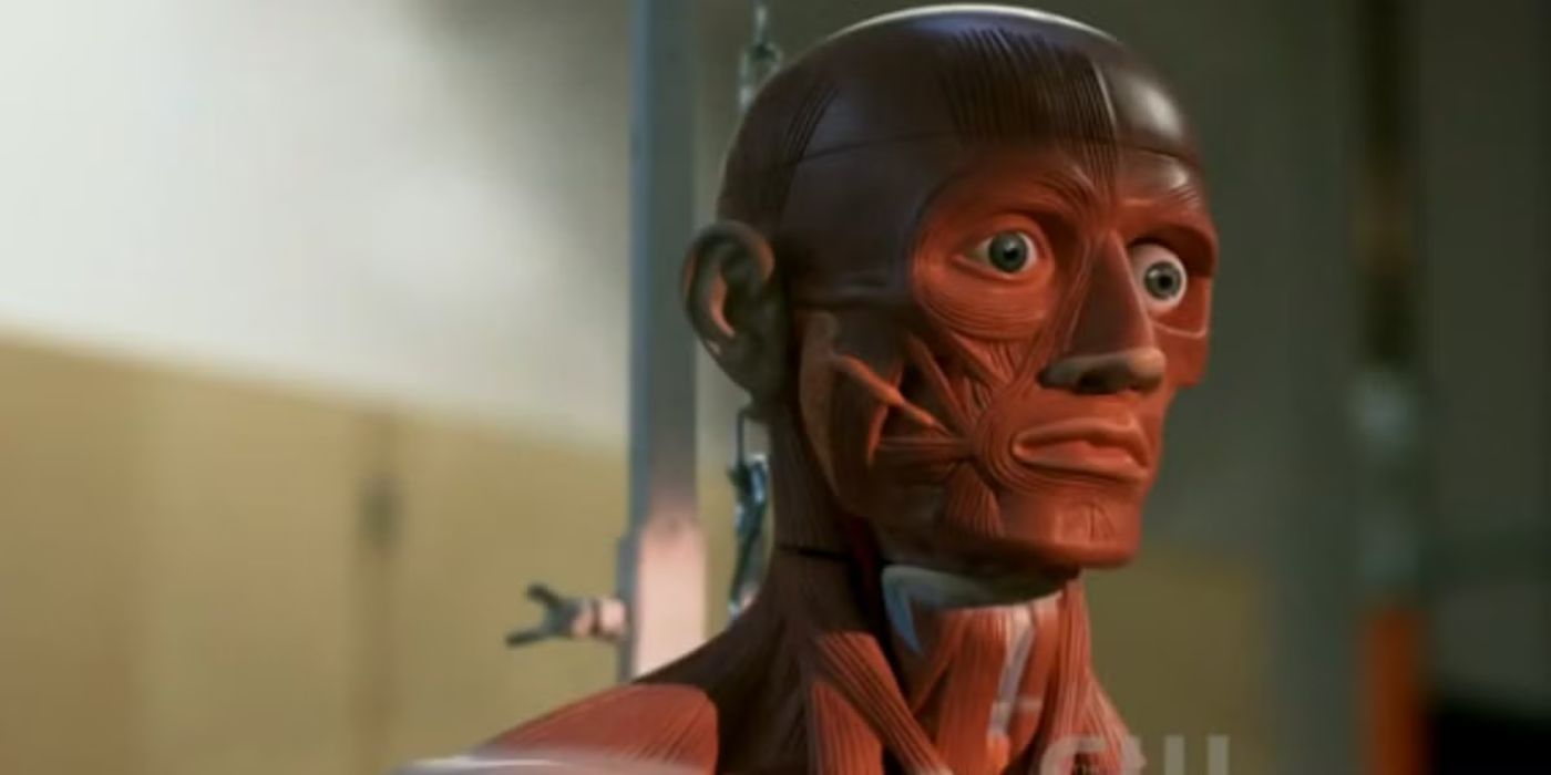 A scary model with a muscular face "Mannequin 3: The calculation" - supernatural