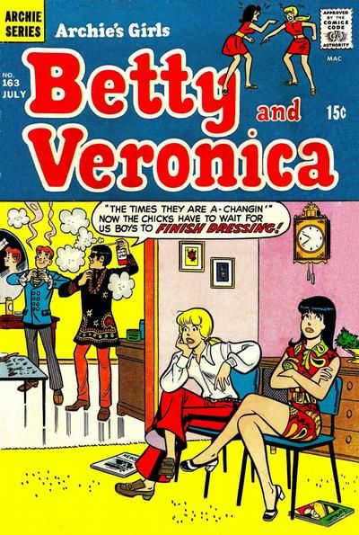 A Dylan reference on the cover of Betty and Veronica #163