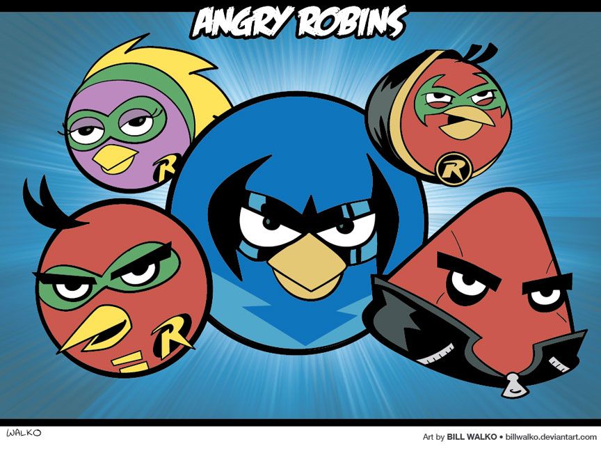 The Line it is Drawn #133 - Angry Birds, Superhero Style!