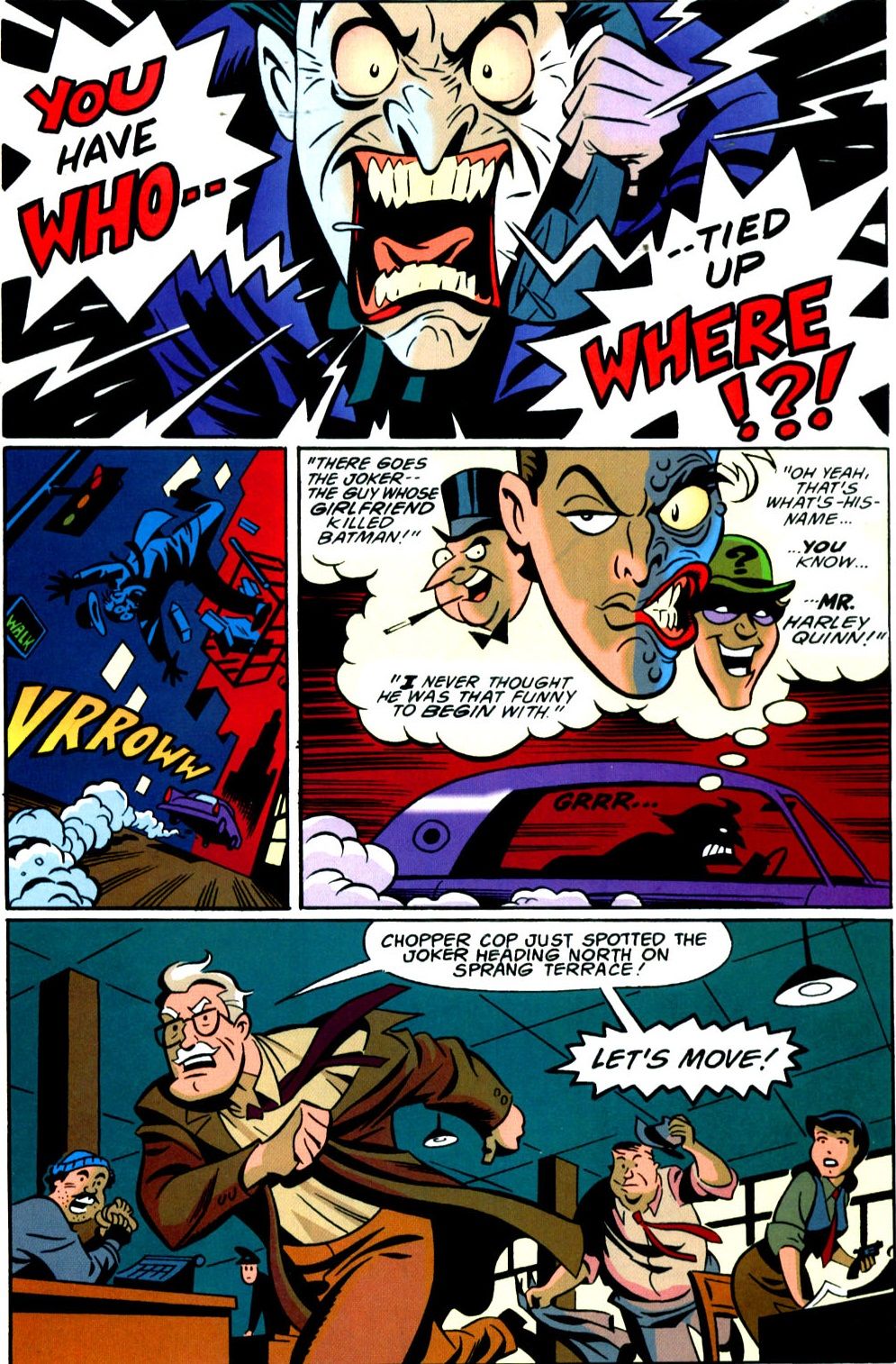 The Joker is shocked to learn that Harley might kill Batman