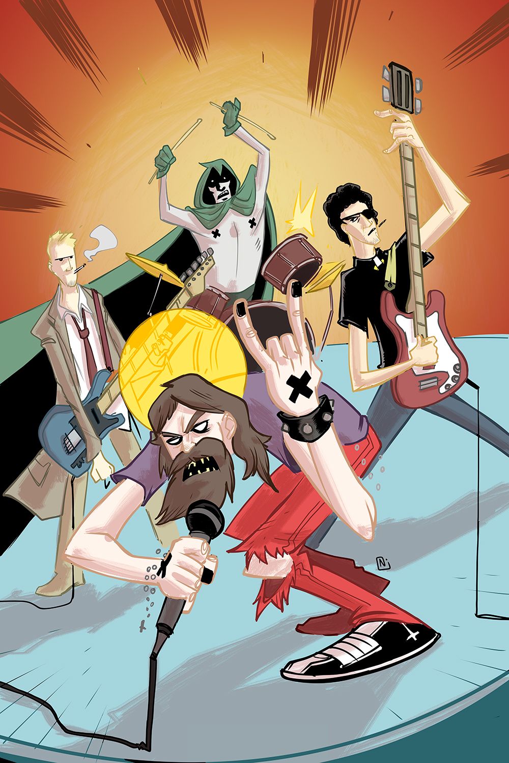 The Line it is Drawn #218 - Superhero Music Groups!