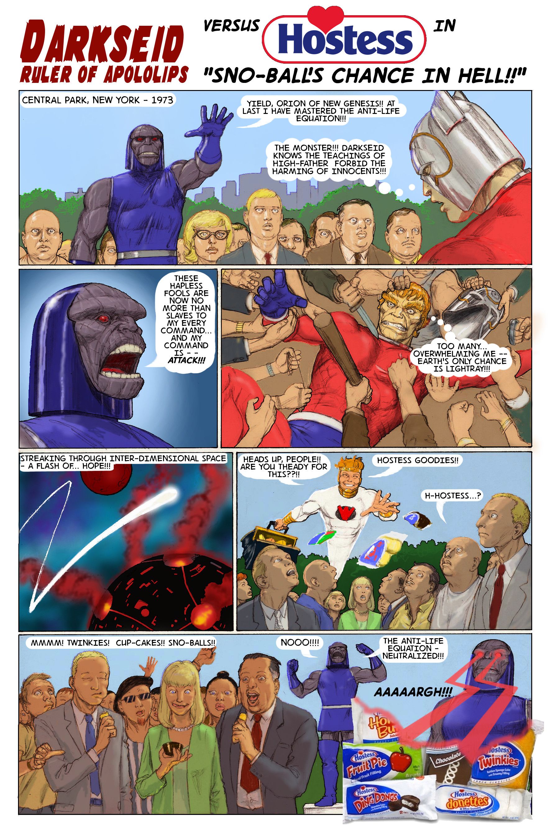 The Line it is Drawn #248 - Modern Day Superhero Hostess Comic Book Ads