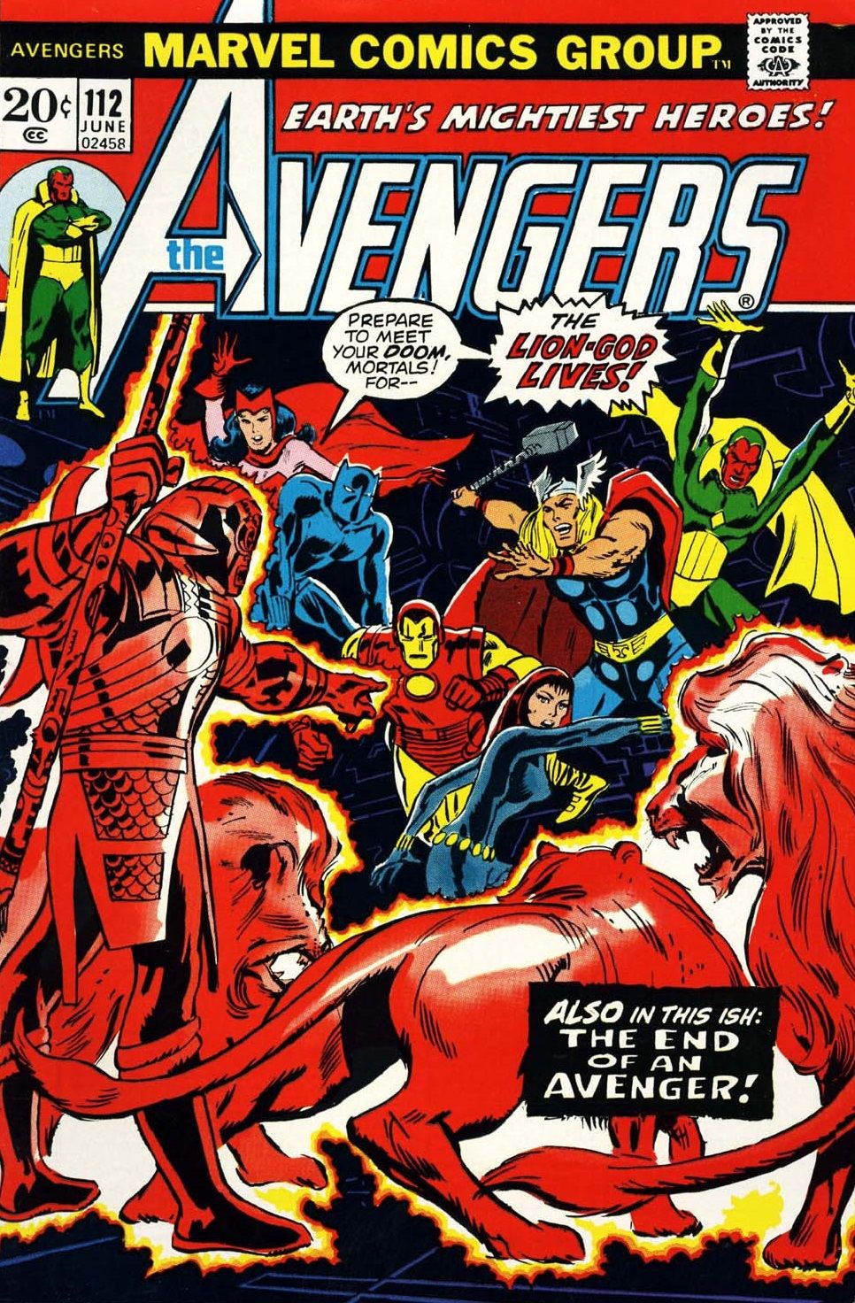 El Vengador se convirtió en una figura estándar en las portadas de Los Vengadores.