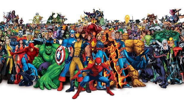 Konvention Profeti Saml op 2015 Top 100 Marvel Characters 100-1