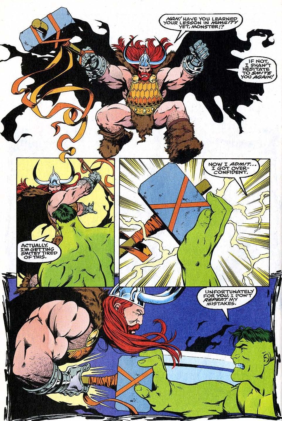 Comic Book Questions Answered Has the Hulk Ever Lifted Thor's Hammer?