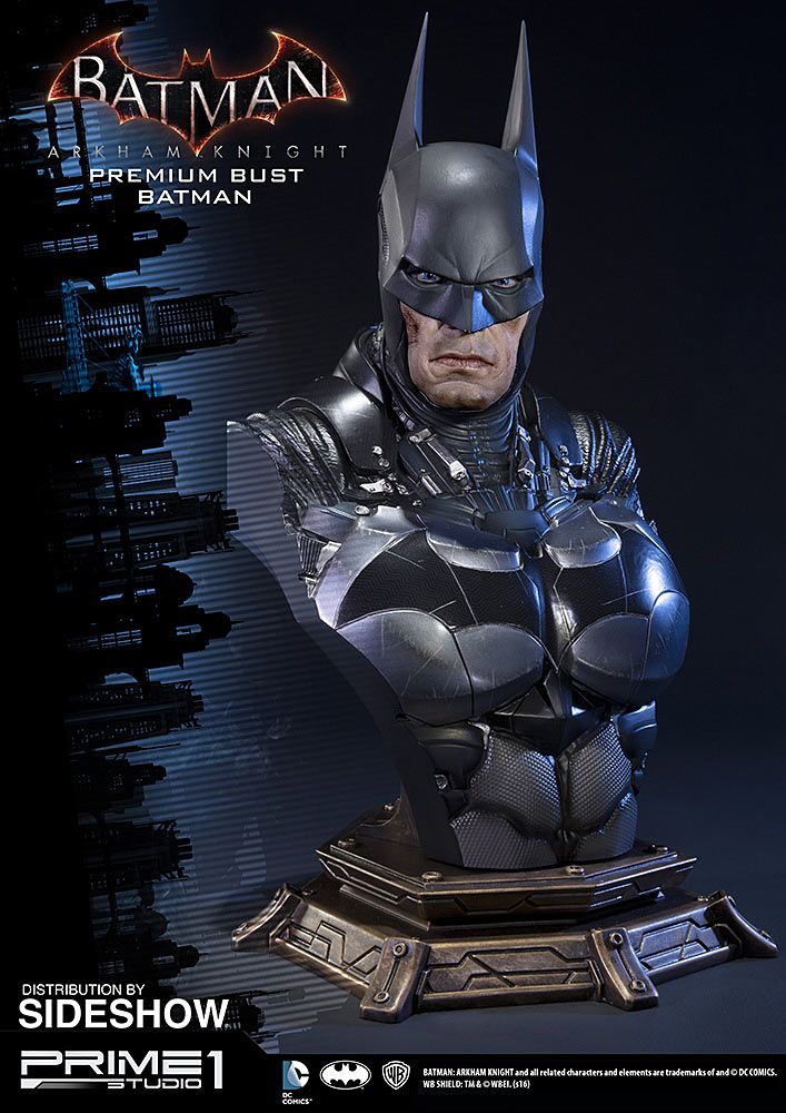 Lot 2 Bustes résine BATMAN & le JOKER figurine DC Comics film dark knight arkham 