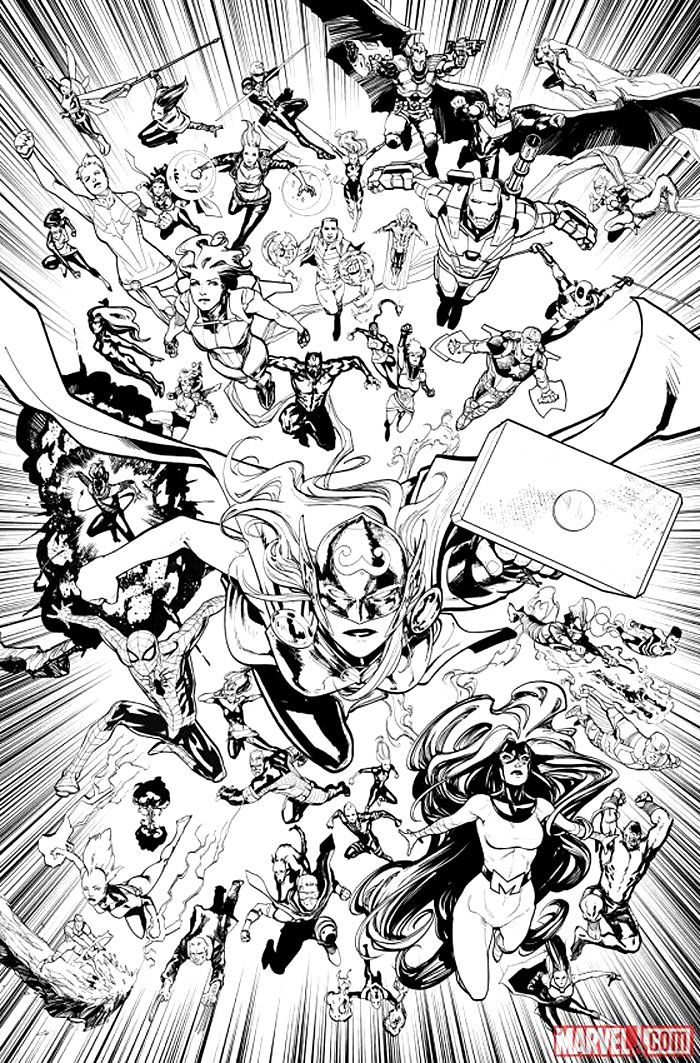 Avengers, X-Men & Inhumans Assemble In Marquez's 