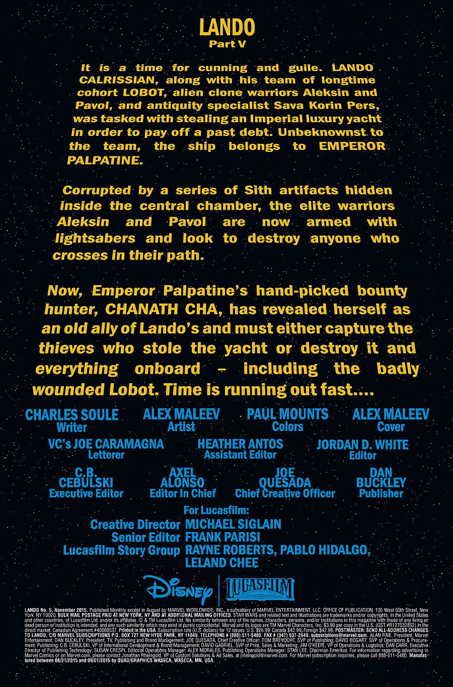 Star Wars: Lando #5