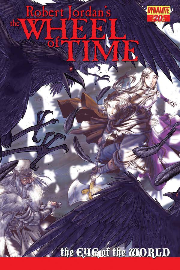 Cover image of Robert Jordan's Wheel of Time: The Eye of the World #20 showcasing symbolic themes