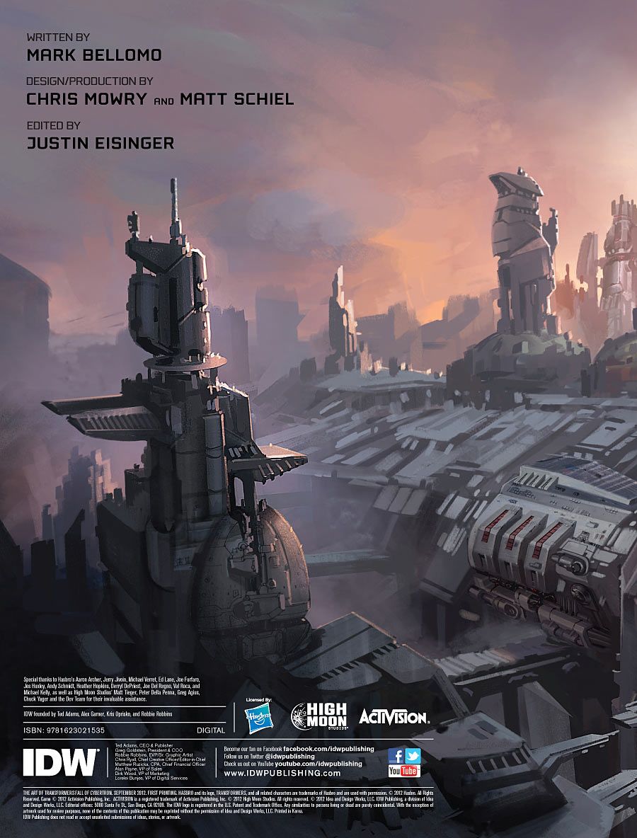 Transformers: Art of Fall of Cybertron