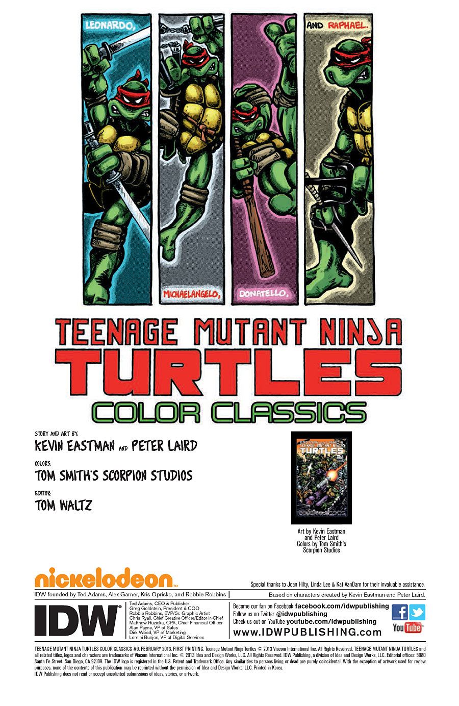 Teenage Mutant Ninja Turtles Color Classics #9